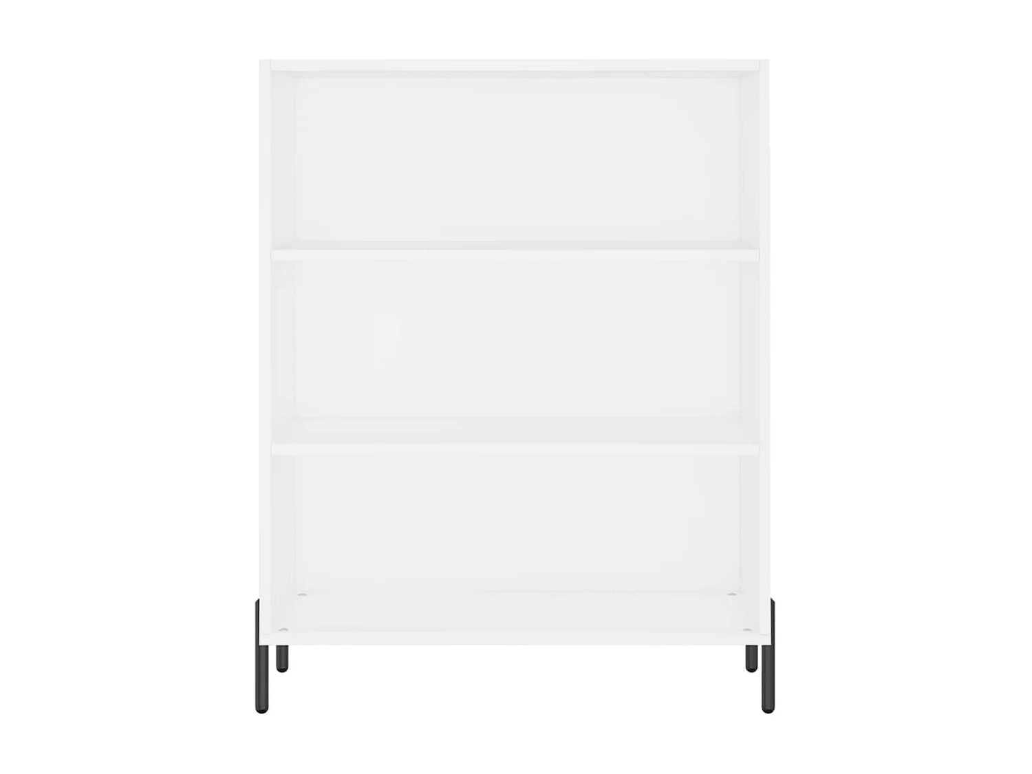 Credenza | Buffet | Armadio Bianca 69,5x32,5x180 cm Legno Multistrato