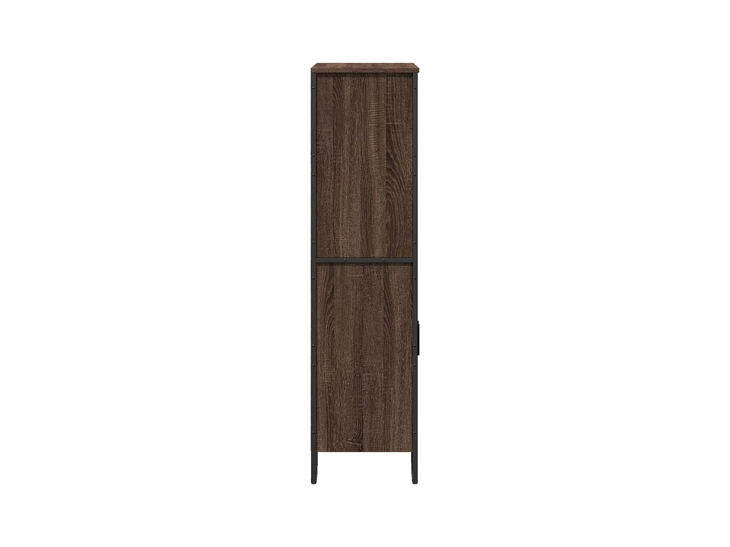 Buffet | Bahut | Meuble de rangement haut chêne marron 79,5x35,5x137,5 cm bois d'ingénierie