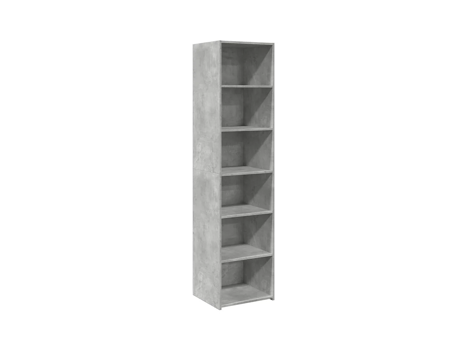 Buffet | Bahut | Meuble de rangement haut gris béton 45x41x185 cm bois d'ingénierie