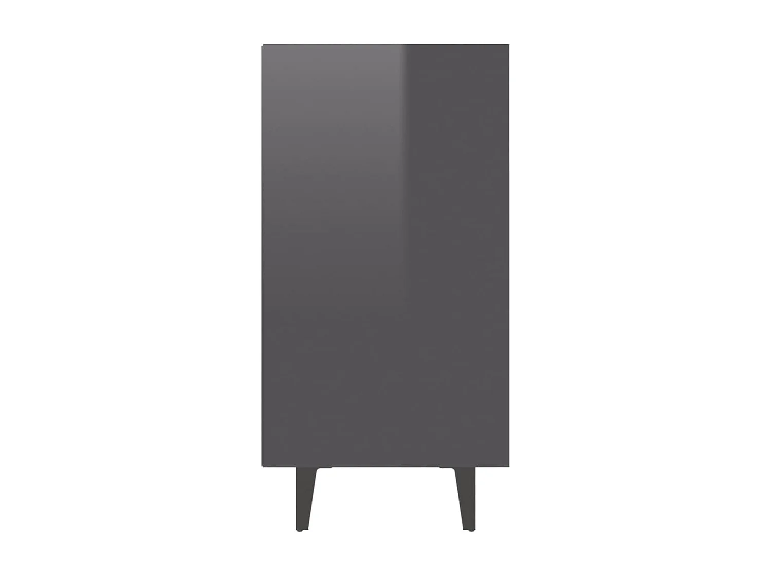 Credenza | Buffet | Armadio Grigio Lucido 103,5x35x70 cm in Legno Multistrato