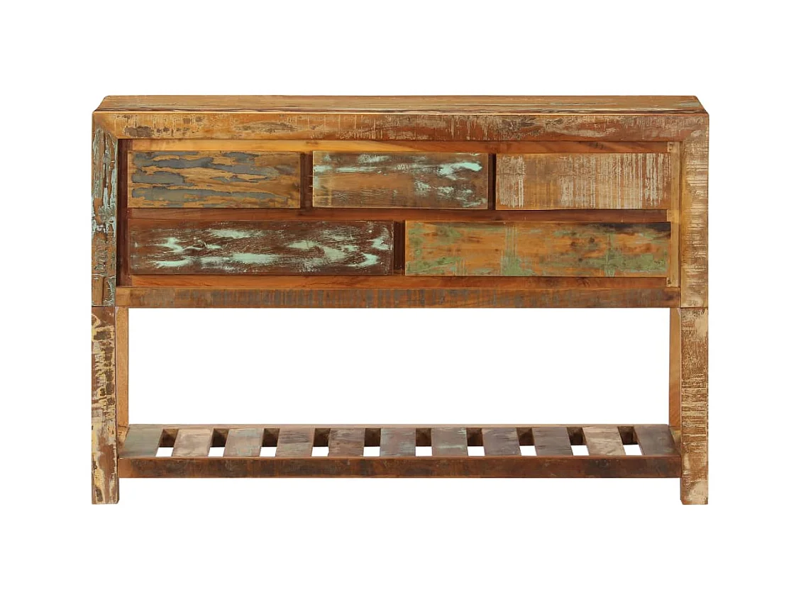 Buffet | Commode à tiroir | Meuble de rangement 120x30x75 cm Bois de récupération solide