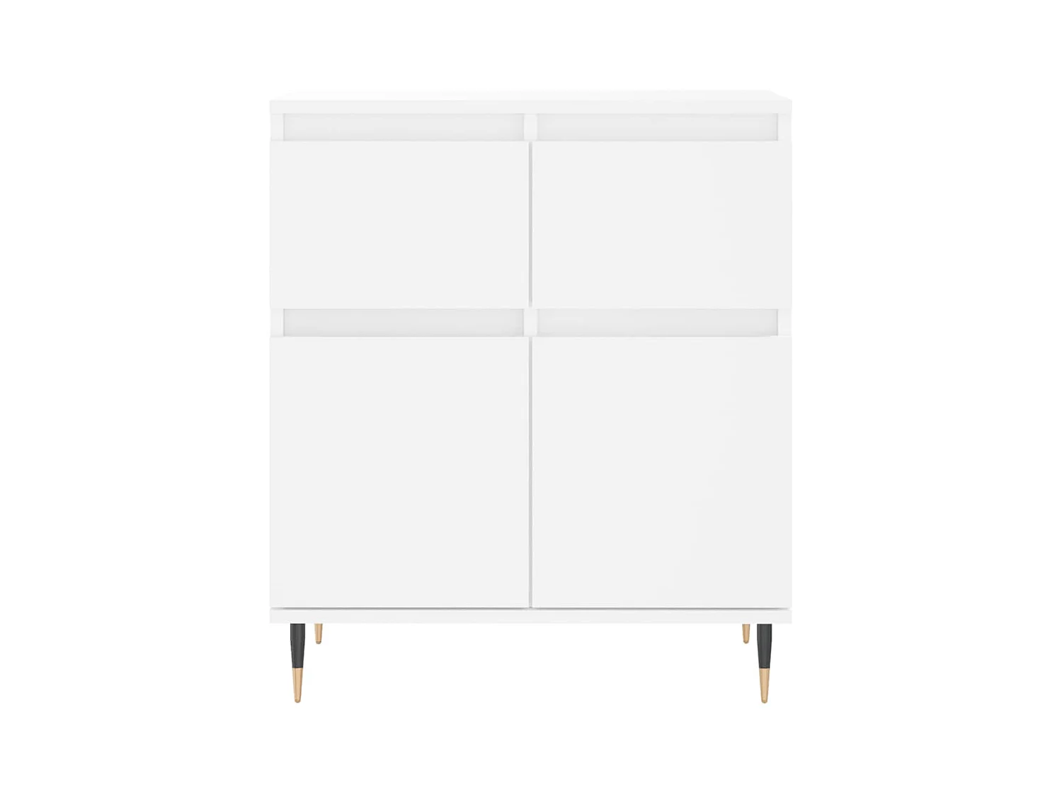 Credenza | Buffet | Armadio Bianca 60x35x70 cm in Legno Multistrato