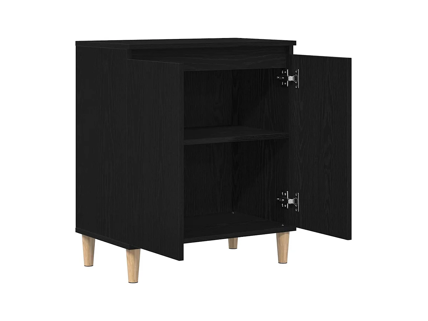 Buffet | Bahut | Meuble de rangement Chêne Noir 60x35x70 cm en bois d'ingénierie