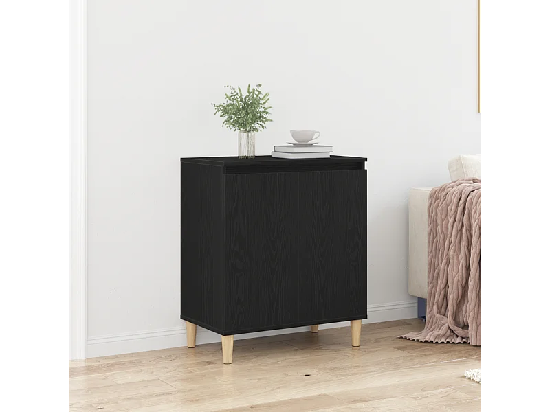 Buffet | Bahut | Meuble de rangement Chêne Noir 60x35x70 cm en bois d'ingénierie