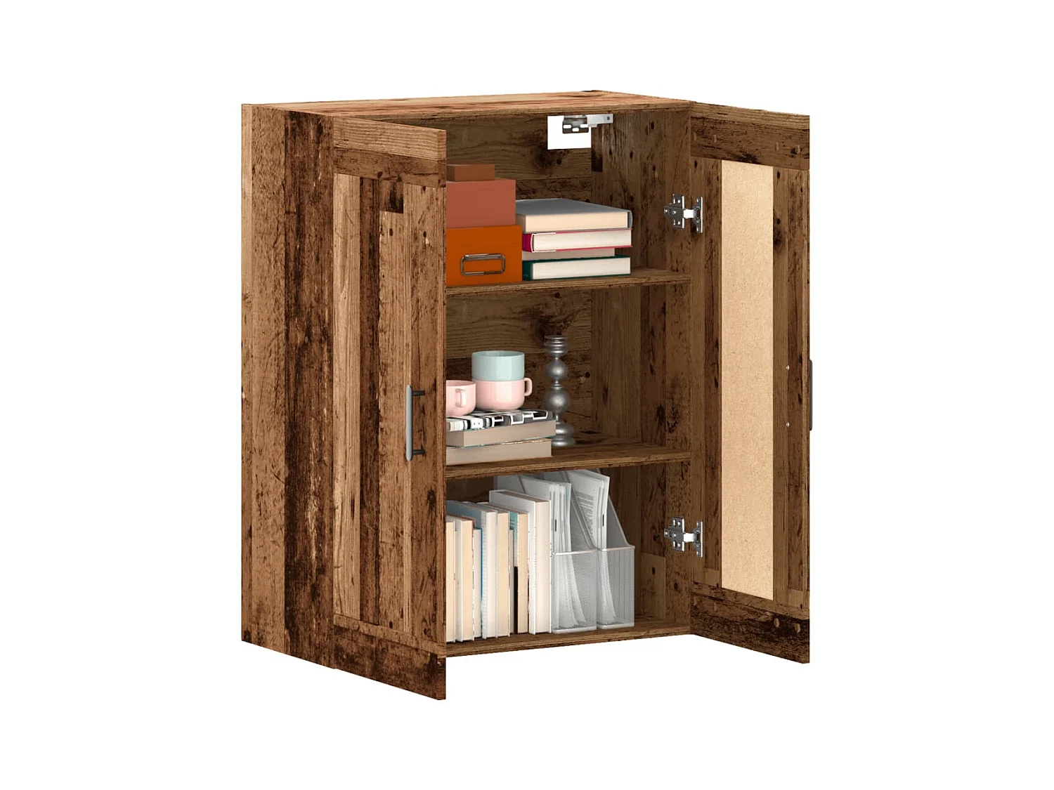 Buffet | Bahut | Meuble de rangement vieux bois 69,5x34x90 cm bois d'ingénierie