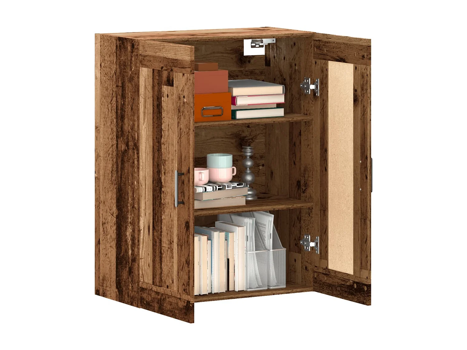Buffet | Bahut | Meuble de rangement vieux bois 69,5x34x90 cm bois d'ingénierie