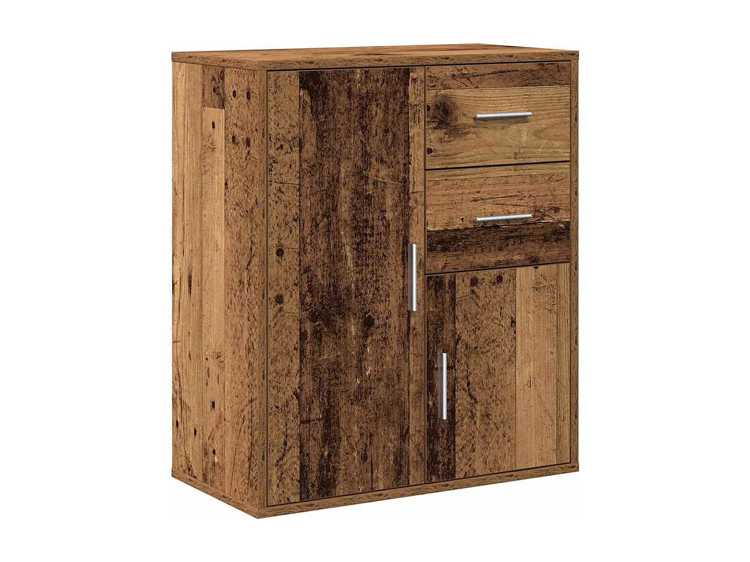Buffet | Bahut | Meuble de rangement avec tiroir Vieux bois 60 x 31 x 70 cm Bois d'ingénierie