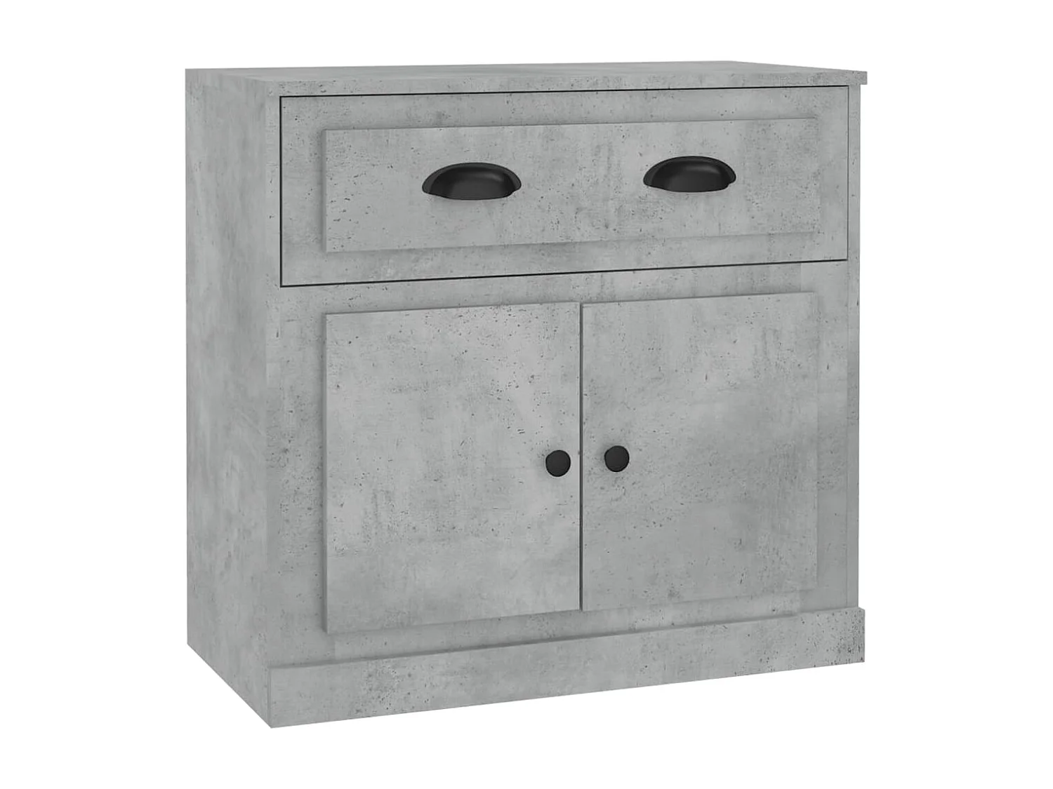Buffet | Bahut | Meuble de rangement gris béton 70x35,5x67,5 cm bois d'ingénierie