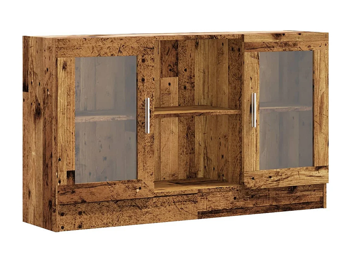 Credenza | Buffet | Armadio Legno Antico 120x30,5x70 cm in Truciolato