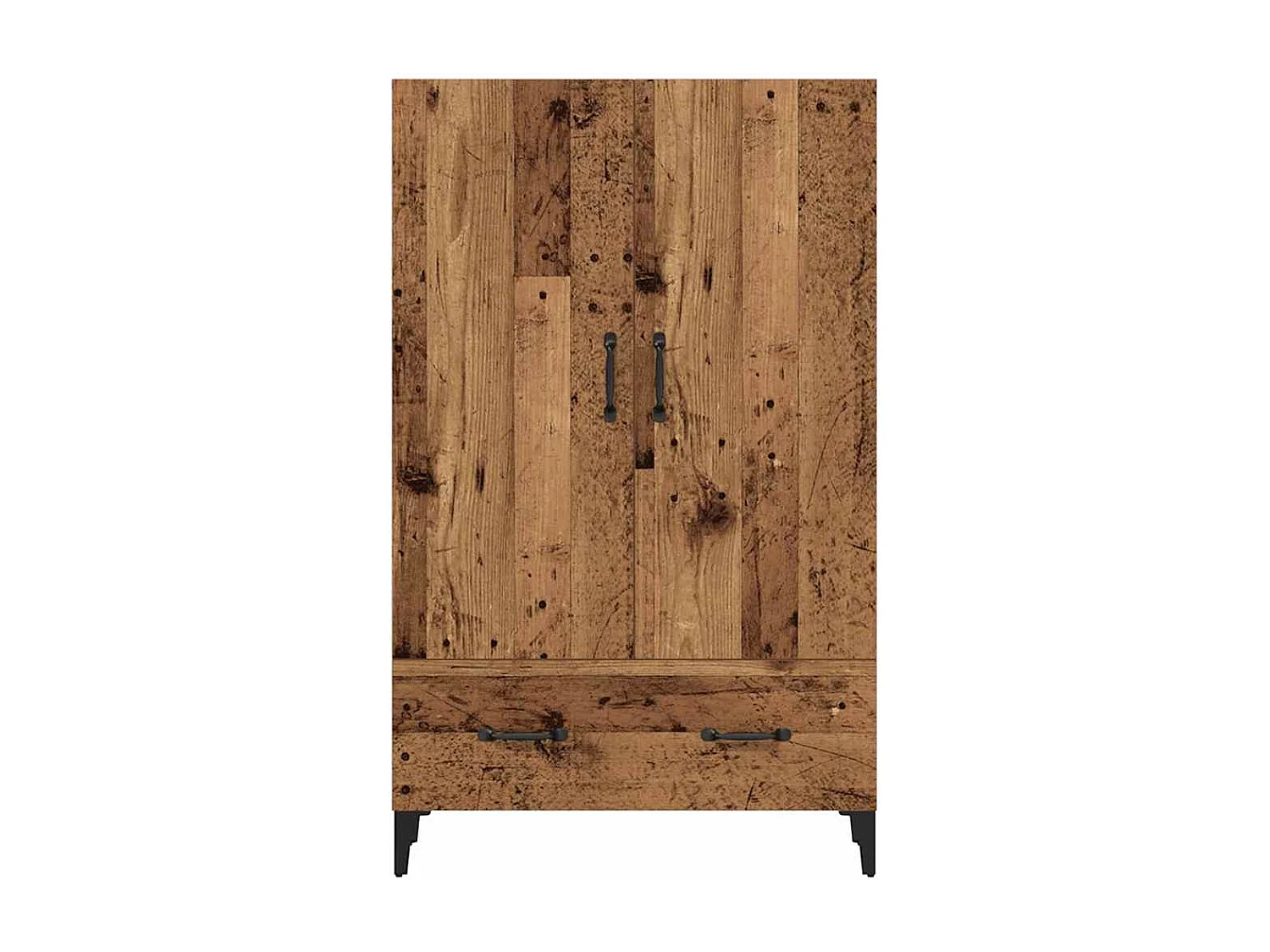 Credenza | Buffet | Armadio Legno Antico 70x31x115 cm in Legno Multistrato