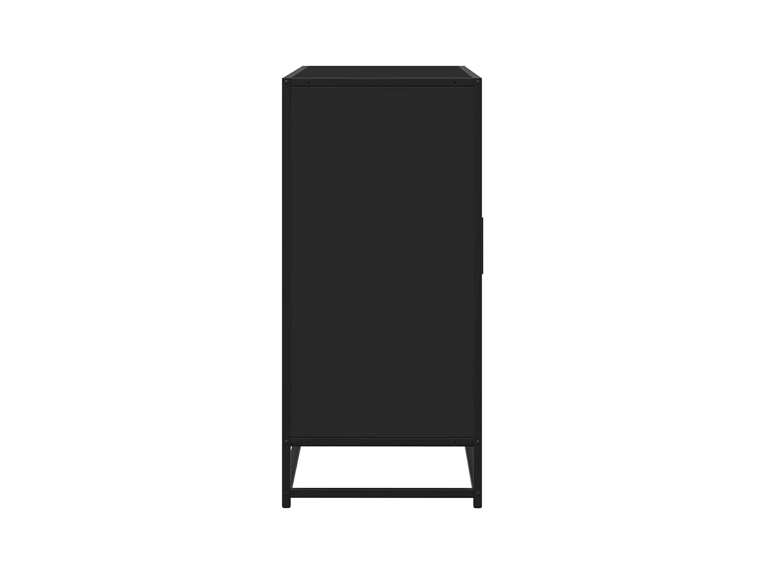 Buffet | Commode à tiroir | Meuble de rangement noir 92x35x76 cm bois d’ingénierie