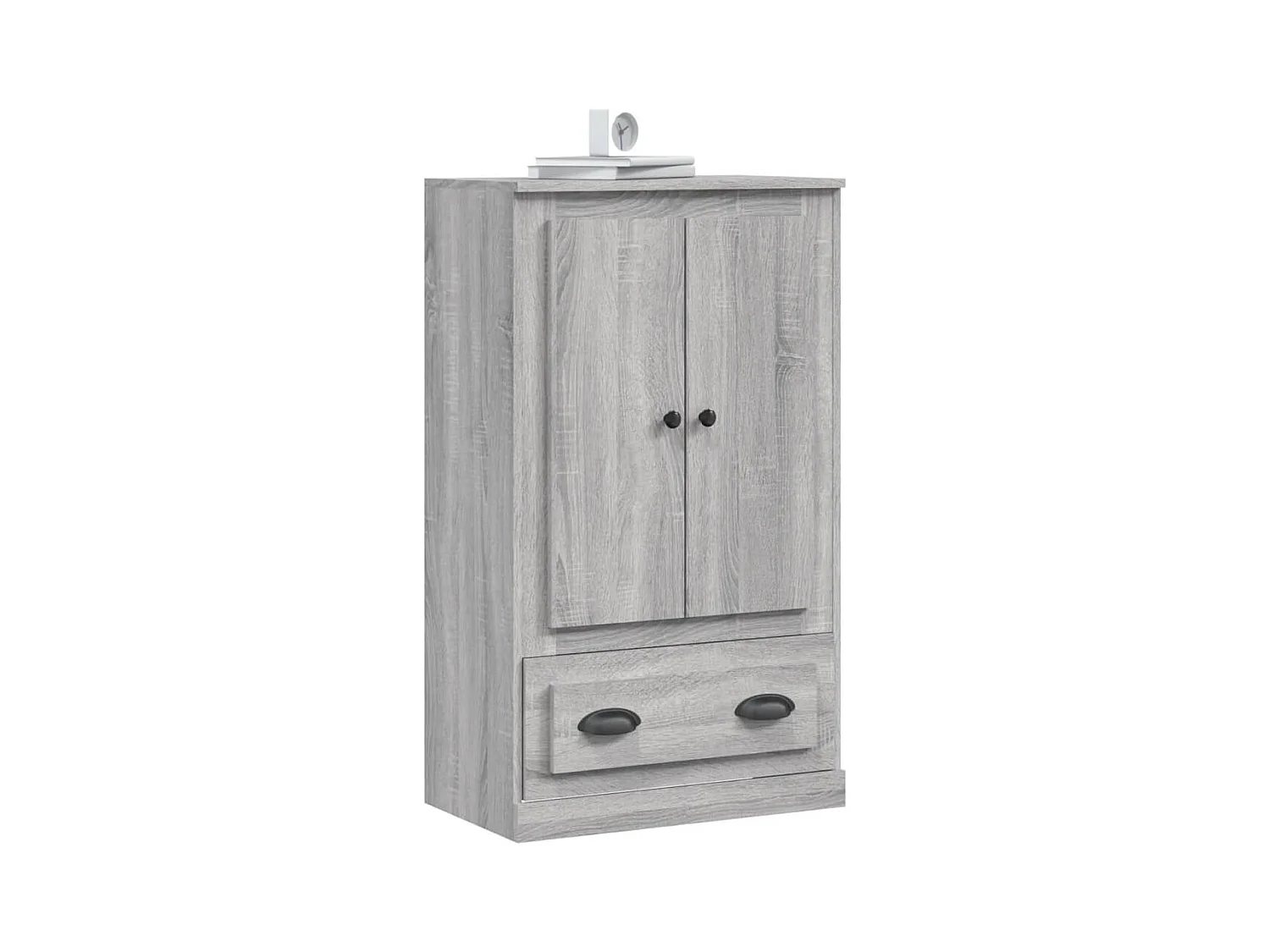 Buffet | Bahut | Meuble de rangement haut sonoma gris 60x35,5x103,5 cm bois d'ingénierie