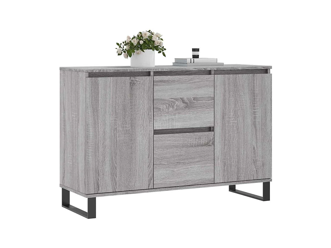 Buffet | Bahut | Meuble de rangement sonoma gris 104x35x70 cm bois d'ingénierie