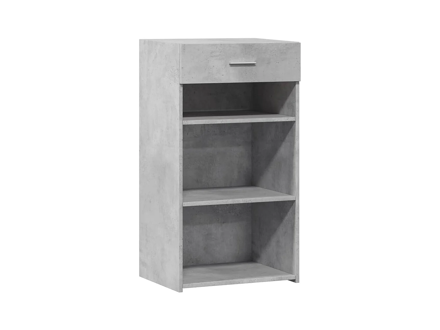 Buffet | Bahut | Meuble de rangement gris béton 50x42,5x93 cm bois d'ingénierie