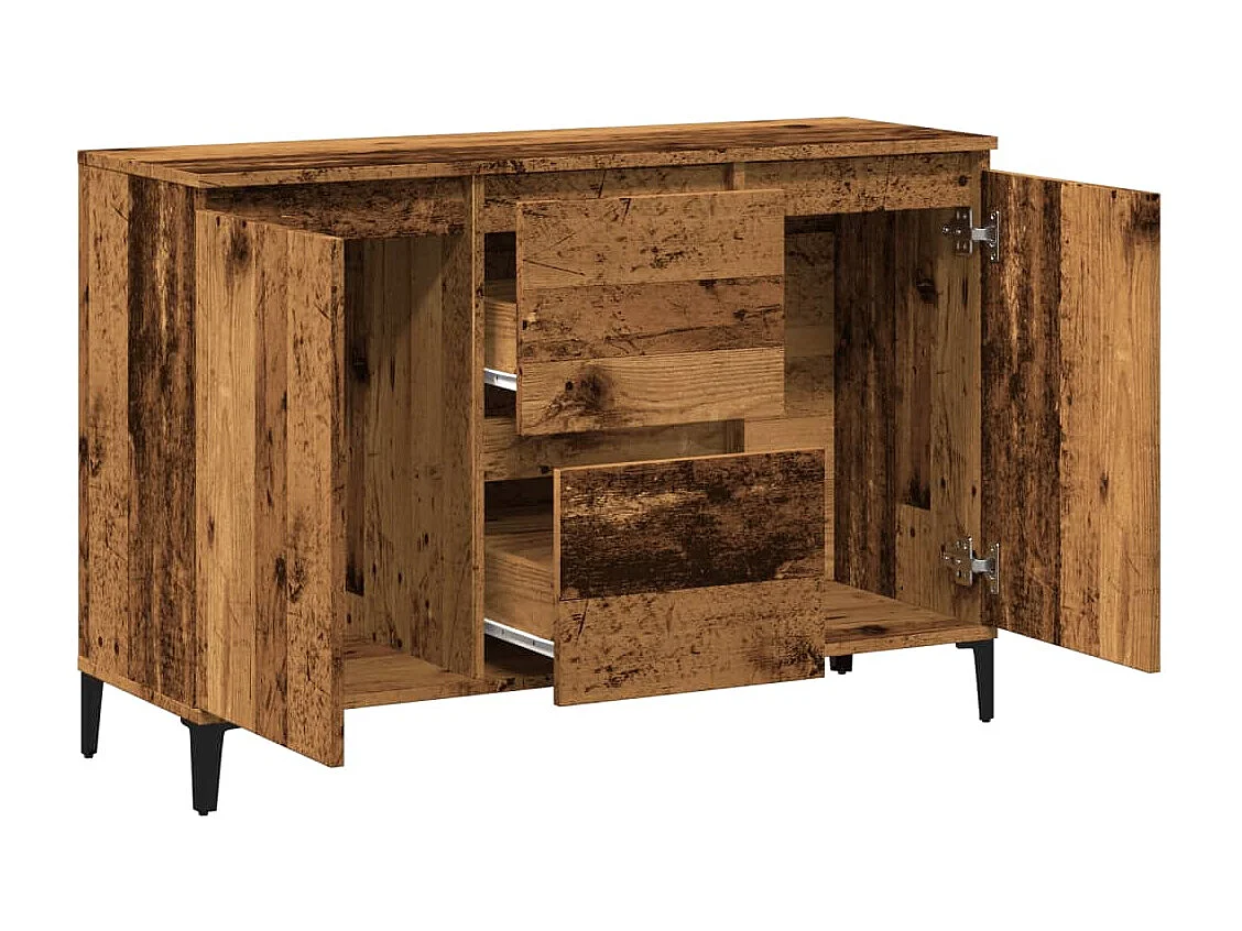 Buffet | Bahut | Meuble de rangement vieux bois 102x35x70 cm bois d'ingénierie