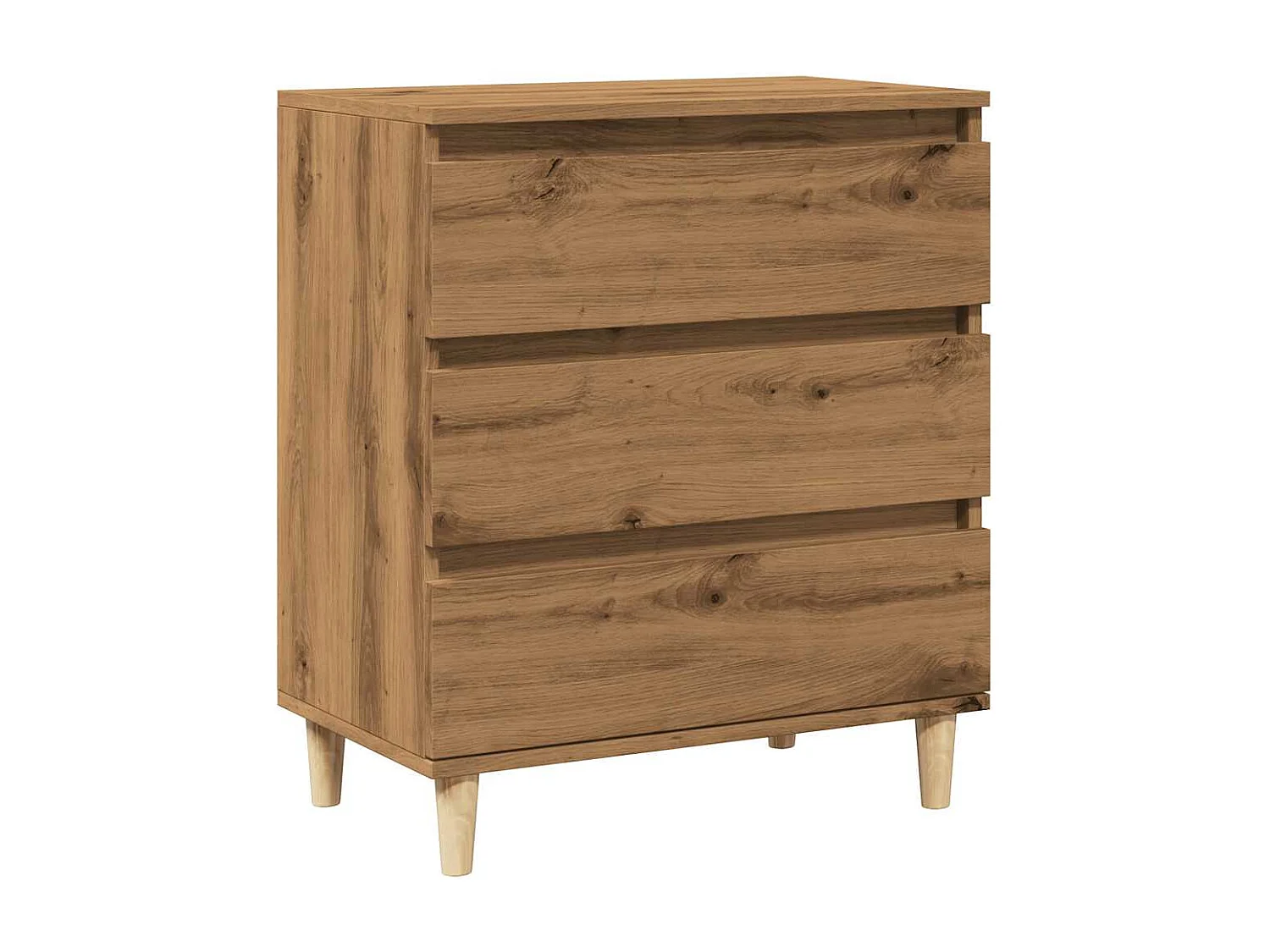 Credenza | Buffet | Armadio Rovere Artigianale 60x35x70 cm in Legno Multistrato