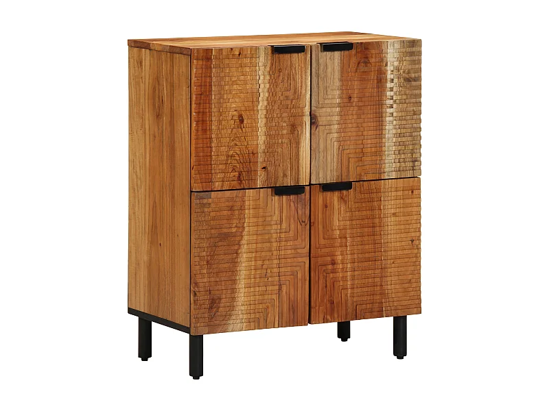 Sideboard | Credenza | Armadio 60x33x75 cm in legno massello di acacia