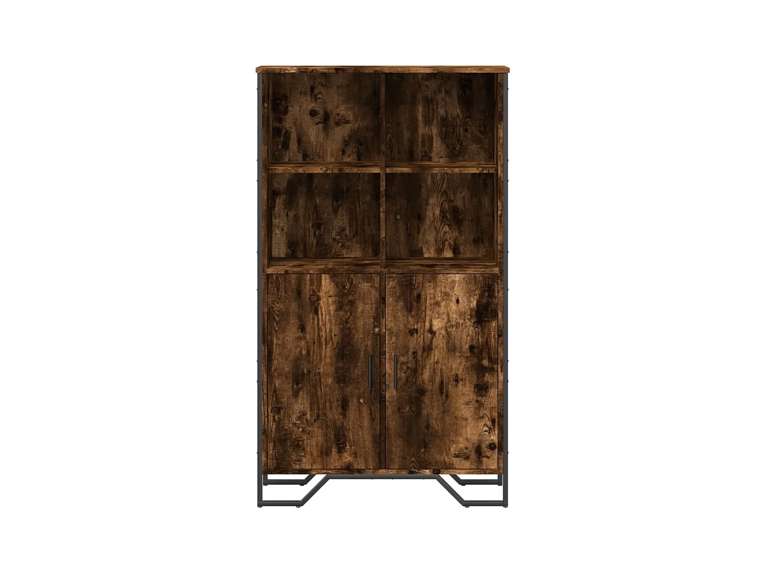 Credenza | Buffet | Armadio Rovere Fumo 79,5x35,5x137,5 cm in Legno Multistrato