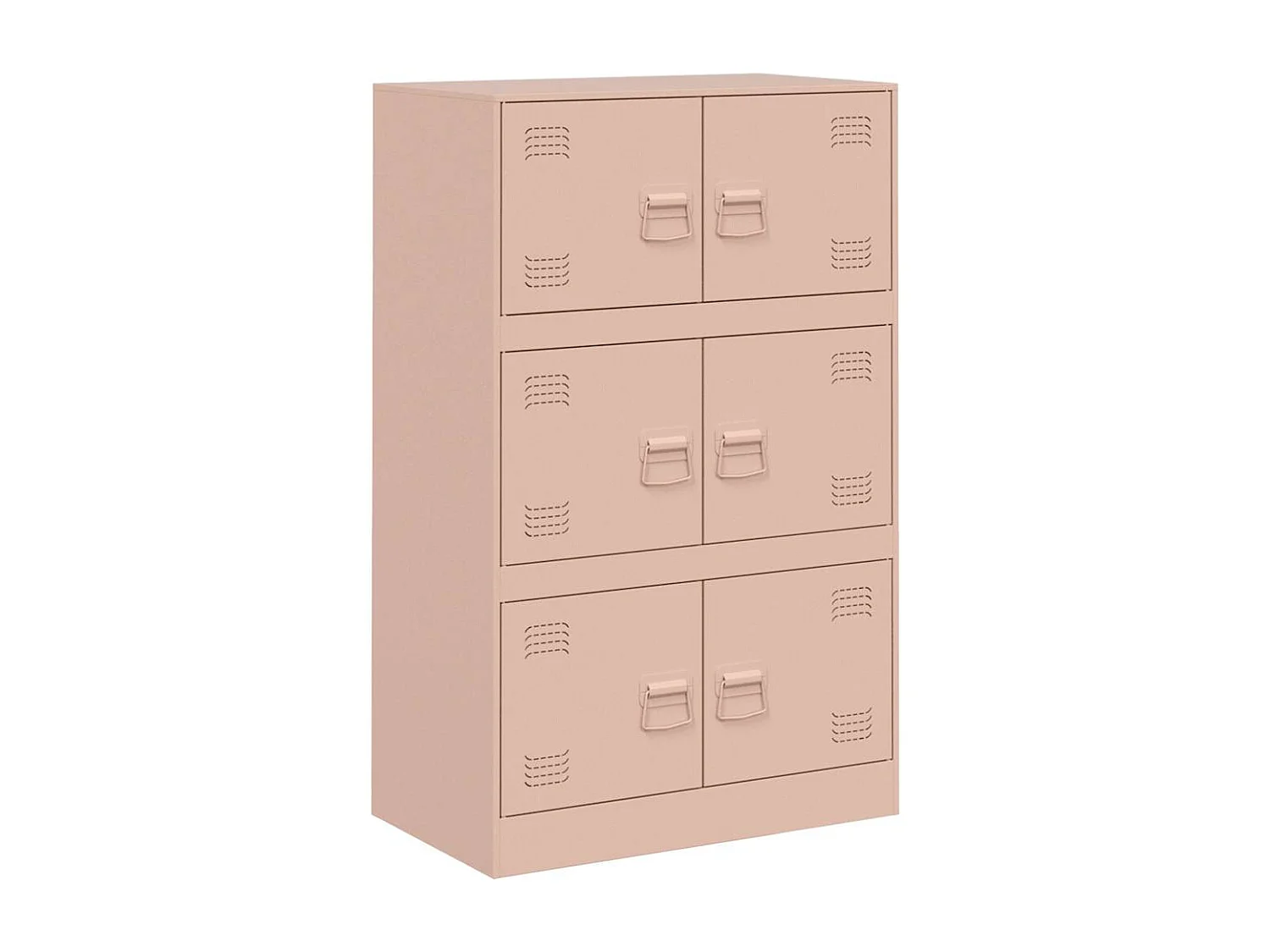 Buffet | Bahut | Meuble de rangement rose 67x39x107 cm acier