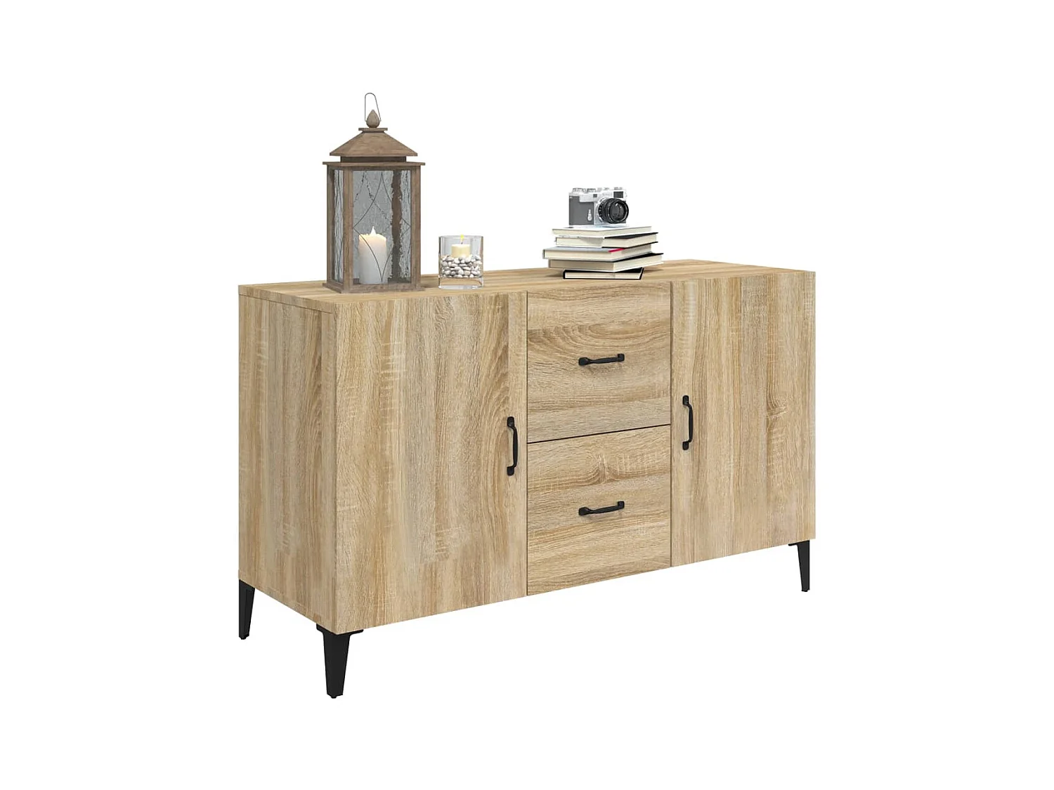 Buffet | Bahut | Meuble de rangement chêne sonoma 100x36x60 cm bois d'ingénierie