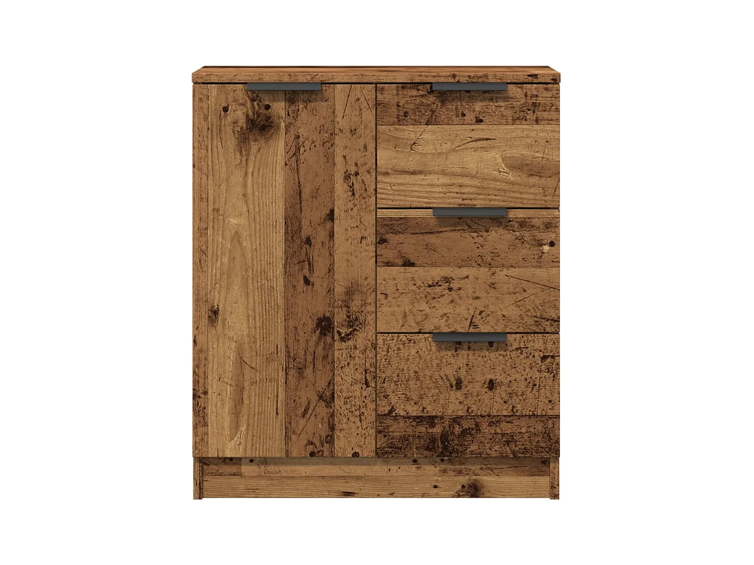Buffet | Commode à tiroir | Meuble de rangement vieux bois 60x30x70 cm bois d'ingénierie