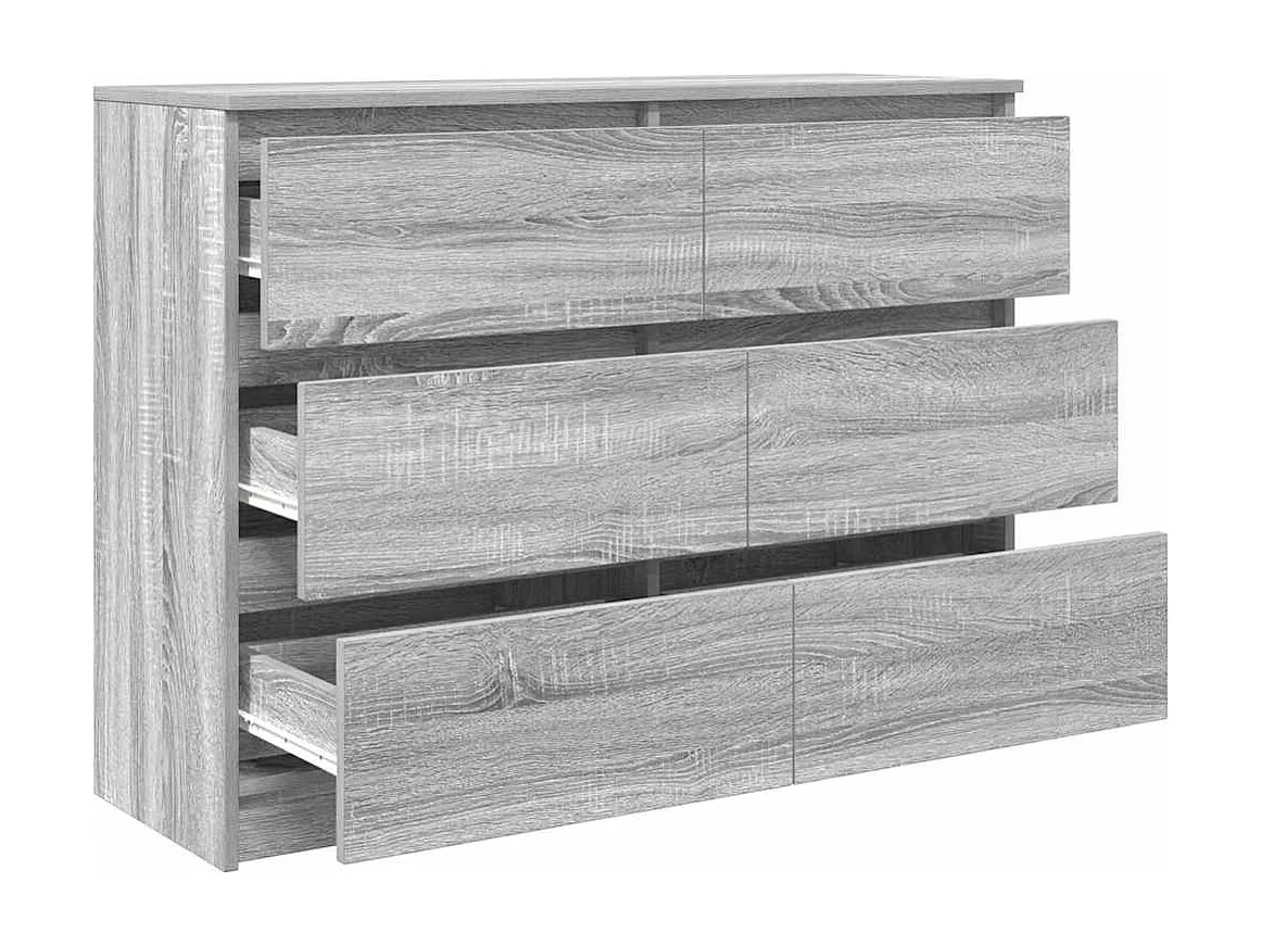 Buffet | Bahut | Meuble de rangement sonoma gris 100x35x76 cm bois d'ingénierie