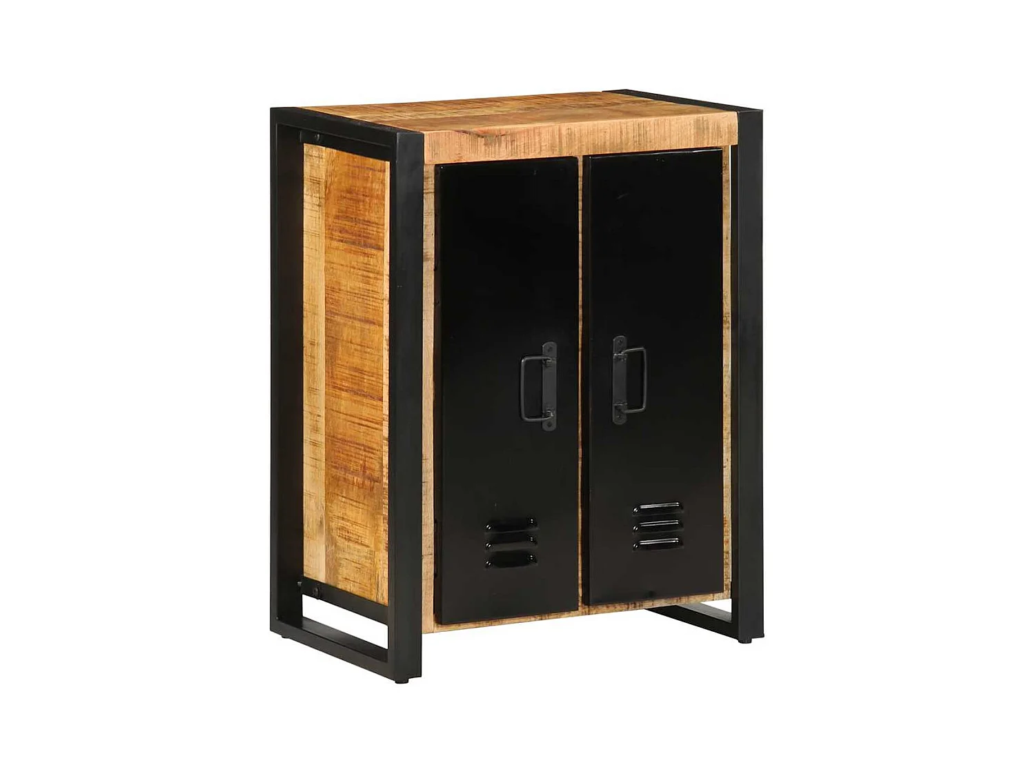 Buffet | Bahut | Meuble de rangement 55x35x70 cm bois de manguier brut massif