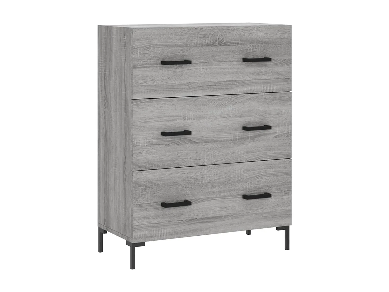 Credenza | Buffet | Armadio Grigio Sonoma 69,5x34x90 cm in Legno Multistrato