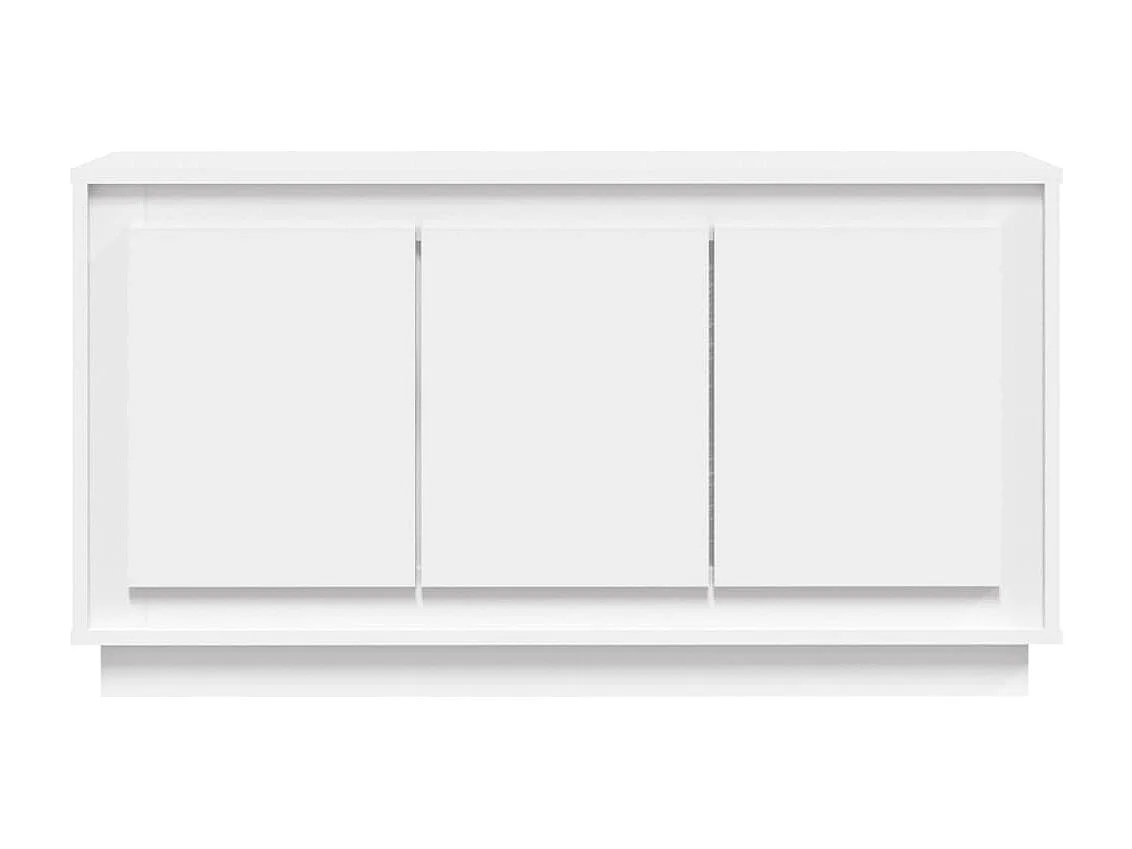 Buffet | Bahut | Meuble de rangement blanc 102x35x55 cm bois d'ingénierie