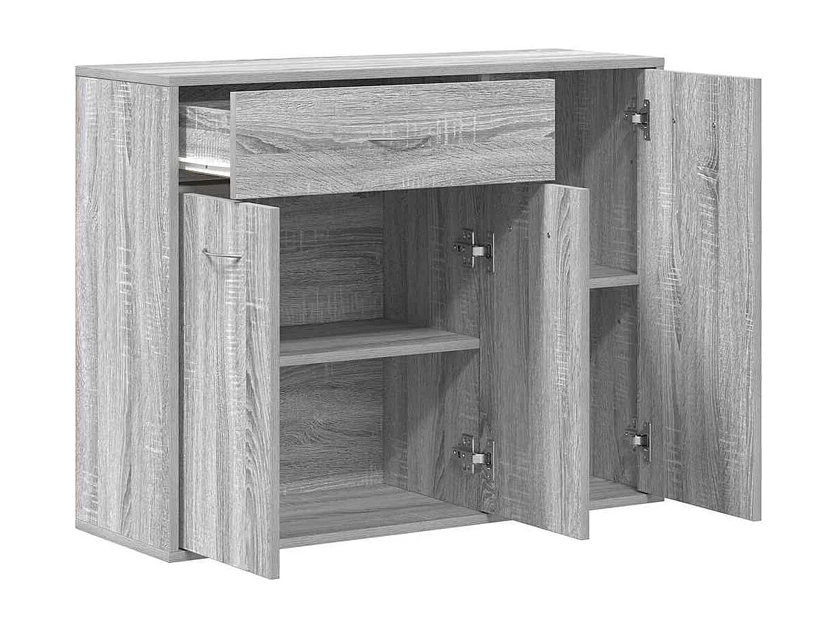 Buffet | Commode à tiroir | Meuble de rangement Sonoma gris 88x30x70 cm Bois d'ingénierie