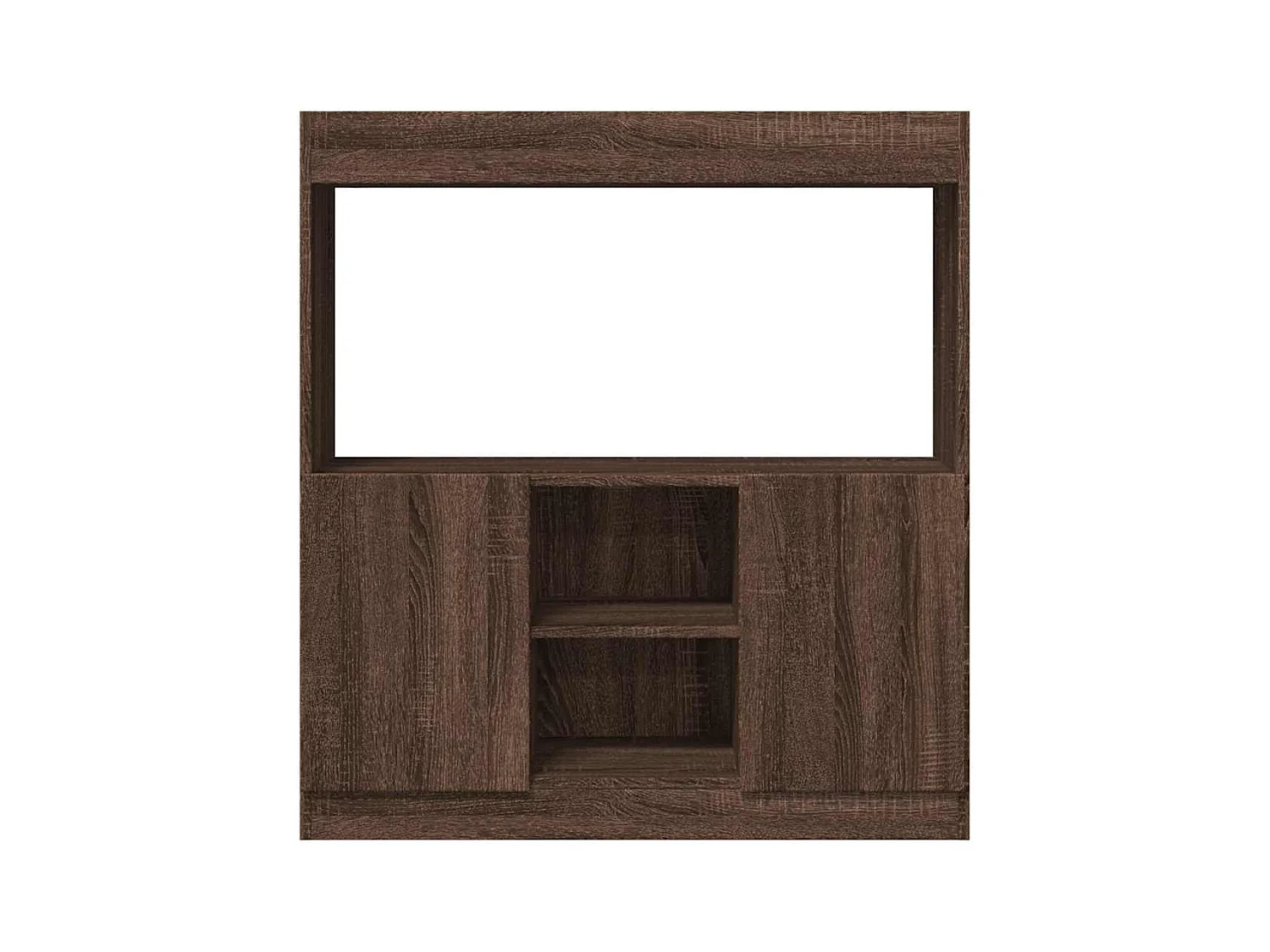 Credenza | Buffet | Armadio Rovere Marrone 92x33x100 cm in Legno Multistrato