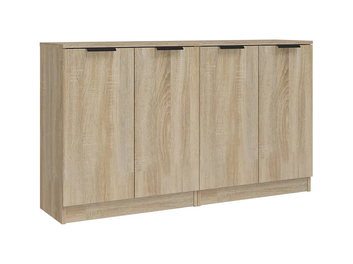 Credenze | Buffet | Armadi 2 pz Rovere Sonoma 60x30x70 cm in Legno Multistrato