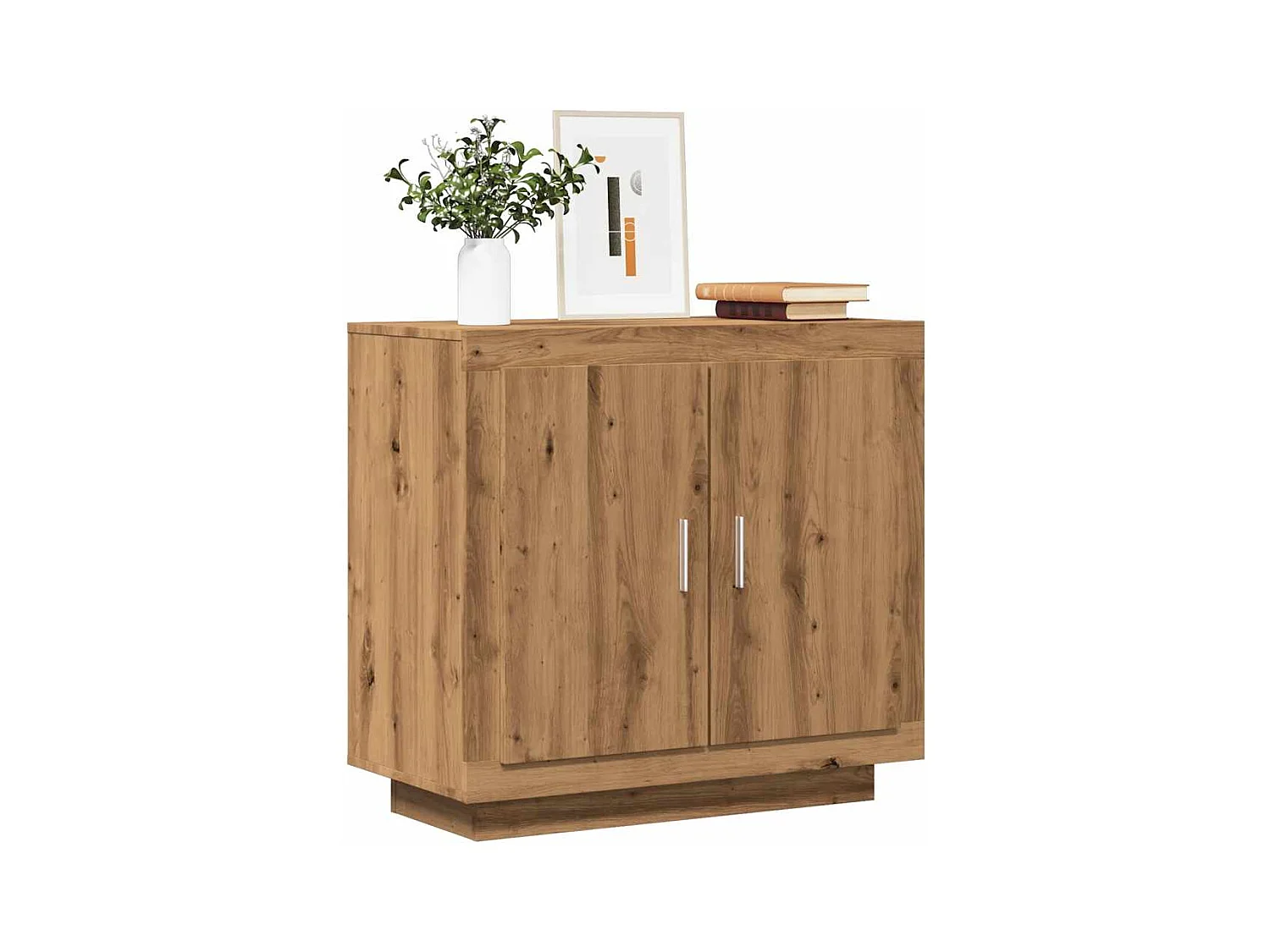 Credenza | Buffet | Armadio Rovere Artigianale 80x40x75 cm in Legno Multistrato