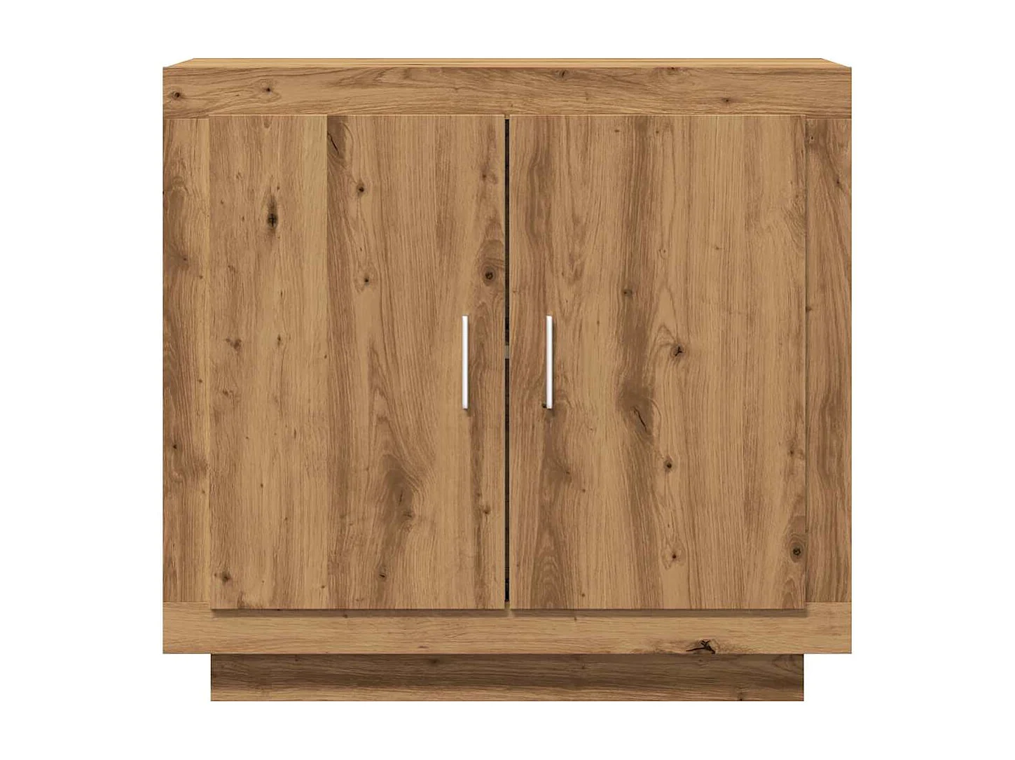 Buffet | Bahut | Meuble de rangement chêne artisanal 80x40x75 cm bois d'ingénierie