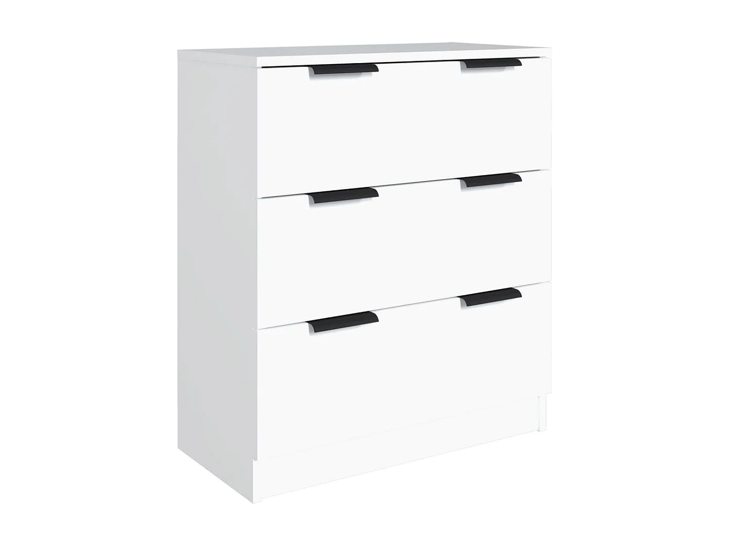 Buffet | Commode à tiroir | Meuble de rangements | Bahuts | Meuble de rangement 3 pcs Blanc Bois d'ingénierie