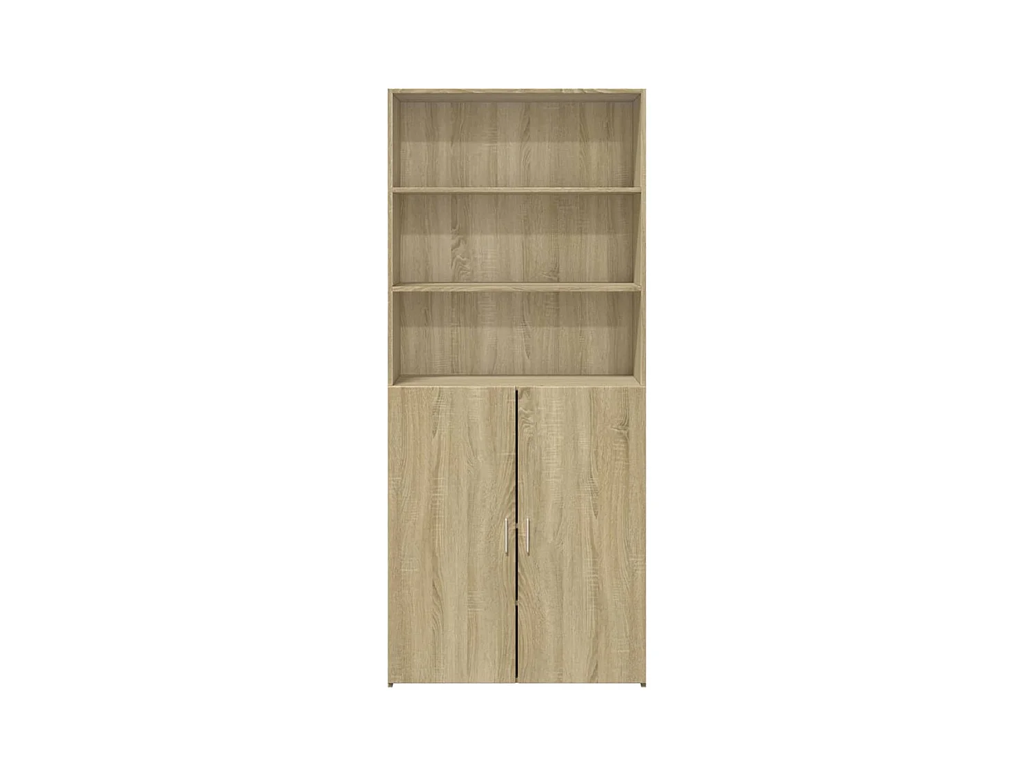Buffet | Bahut | Meuble de rangement haut chêne sonoma 80x42,5x185 cm bois d'ingénierie