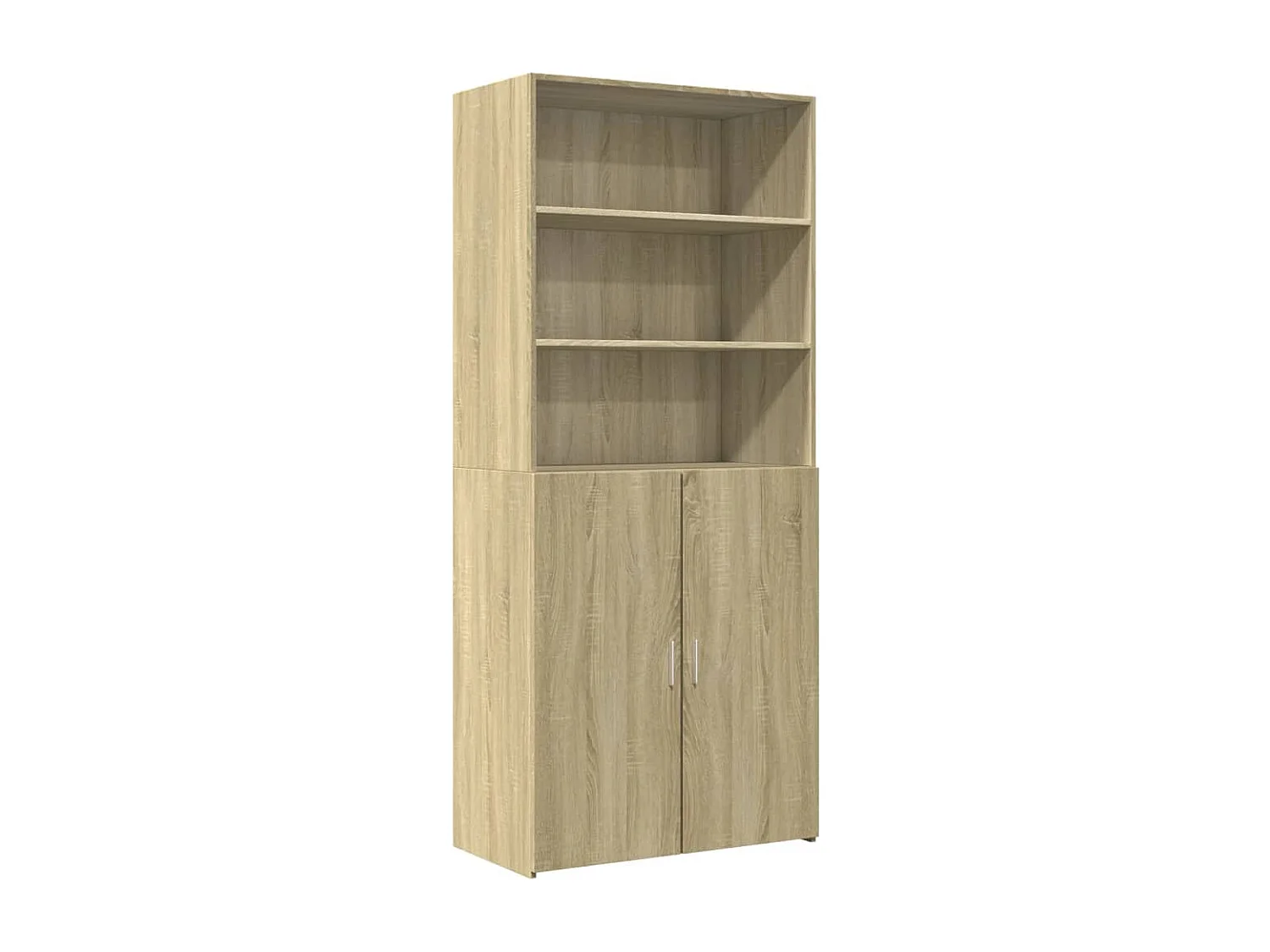 Buffet | Bahut | Meuble de rangement haut chêne sonoma 80x42,5x185 cm bois d'ingénierie
