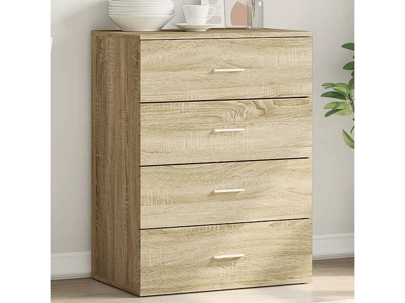 Credenza | Buffet | Armadio Rovere Sonoma 60x39x80 cm in Legno Multistrato