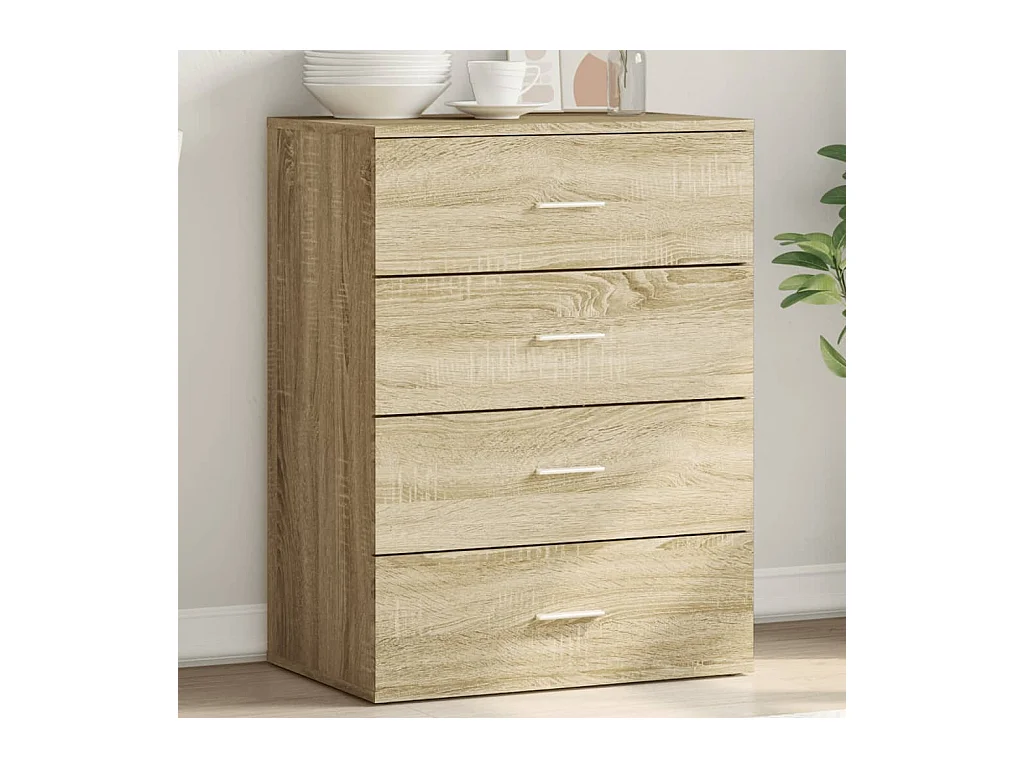 Credenza | Buffet | Armadio Rovere Sonoma 60x39x80 cm in Legno Multistrato