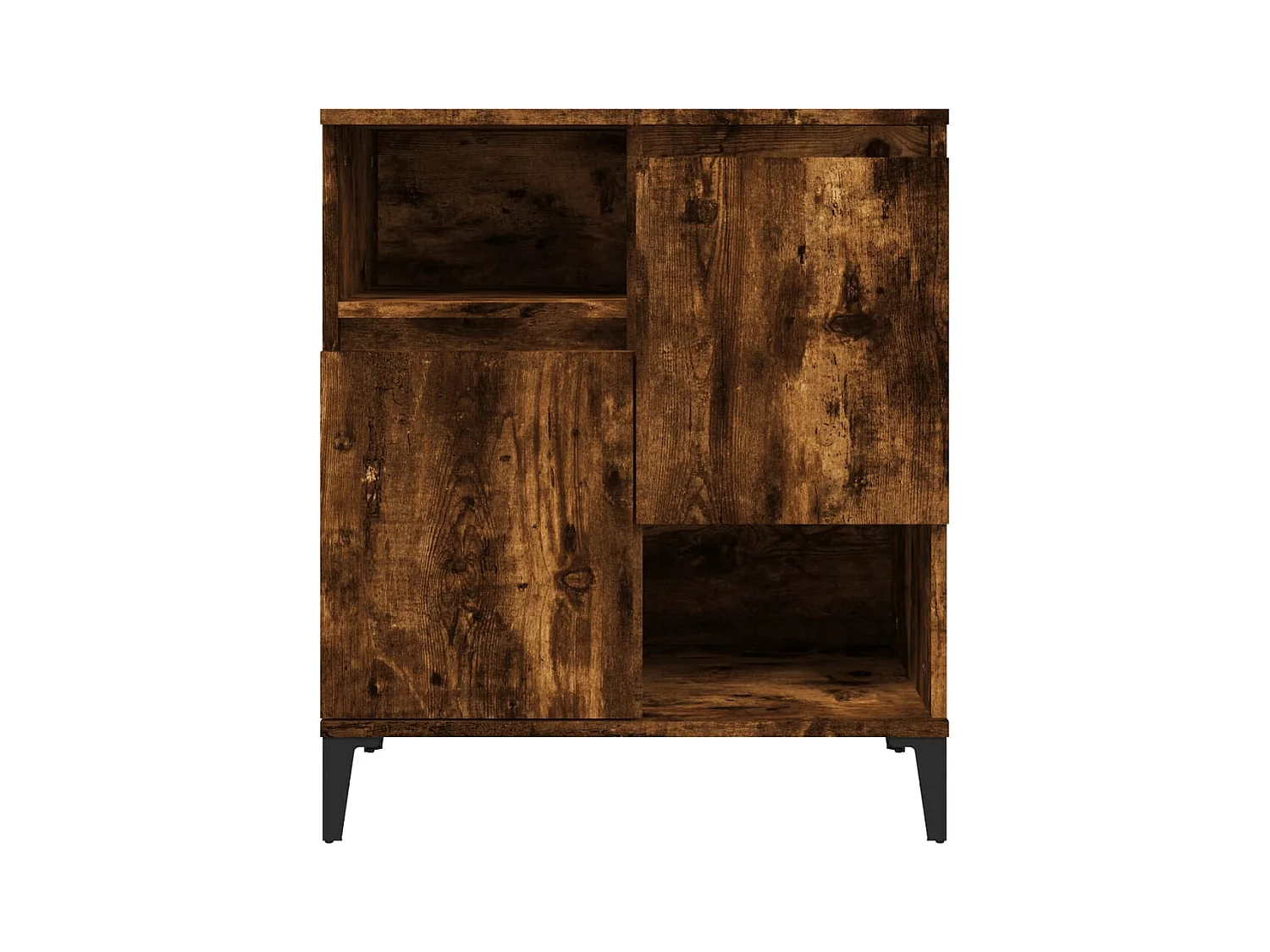 Credenza | Buffet | Armadio Rovere Fumo 60x35x70 cm in Legno Multistrato