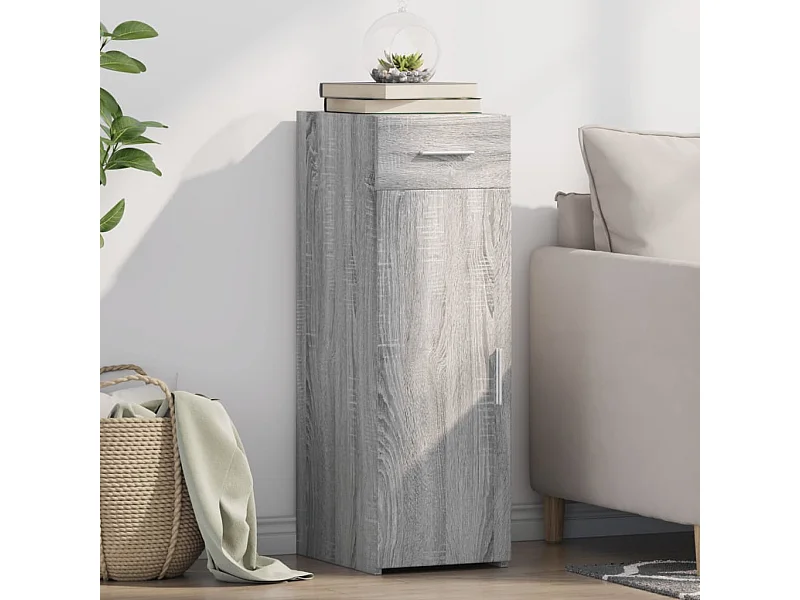Buffet | Bahut | Meuble de rangement sonoma gris 30x42,5x93 cm bois d'ingénierie