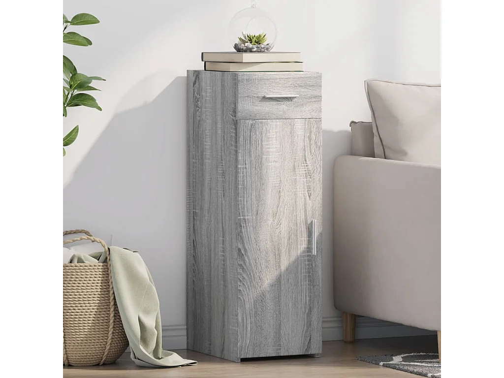 Buffet | Bahut | Meuble de rangement sonoma gris 30x42,5x93 cm bois d'ingénierie