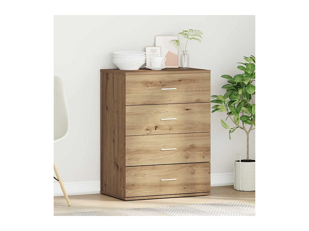 Credenza | Buffet | Armadio Quercia Artigianale 60 x 39 x 80 cm Legno multistrato