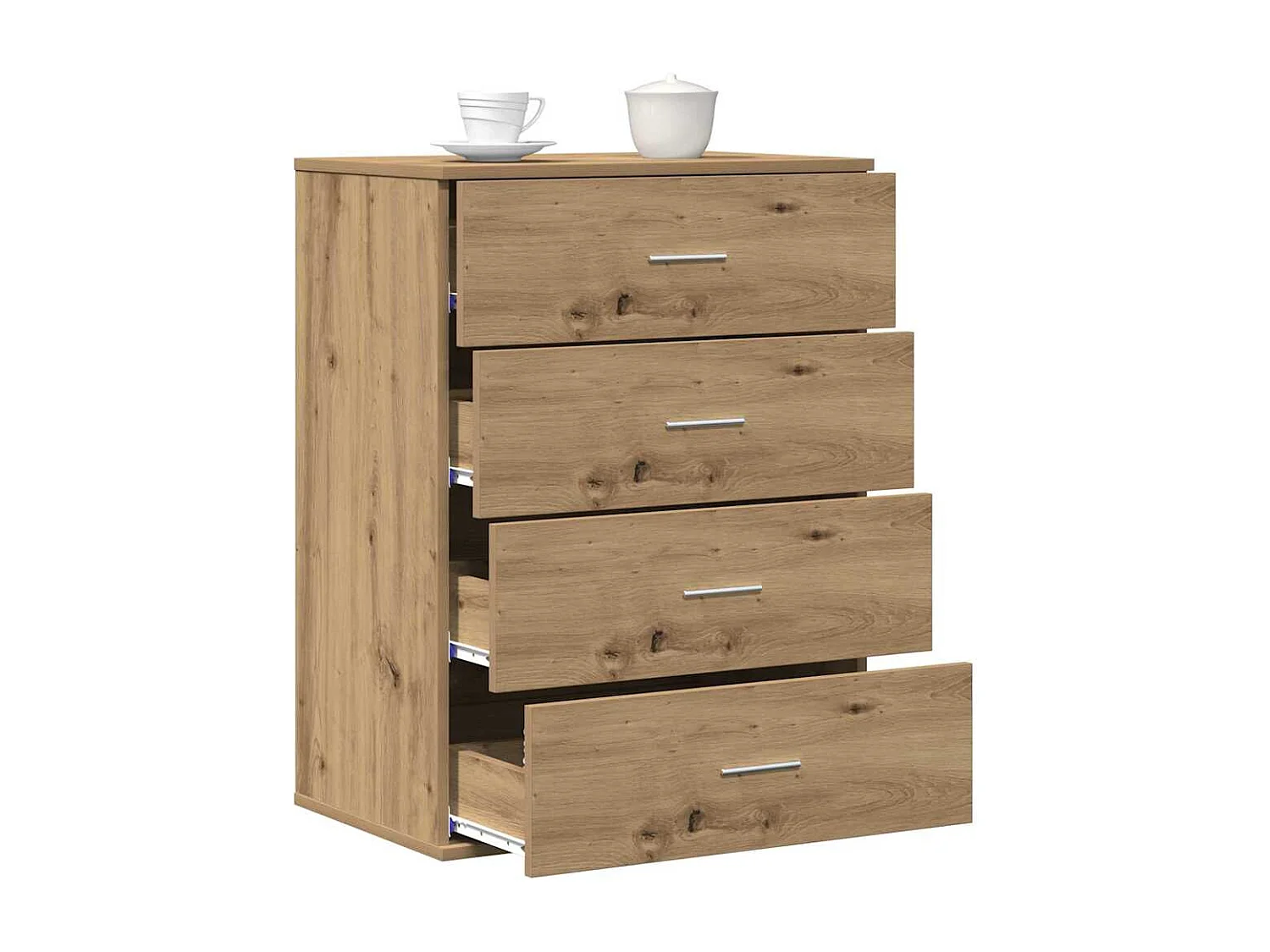 Buffet | Bahut | Meuble de rangement Chêne artisan 60 x 39 x 80 cm Bois d'ingénierie