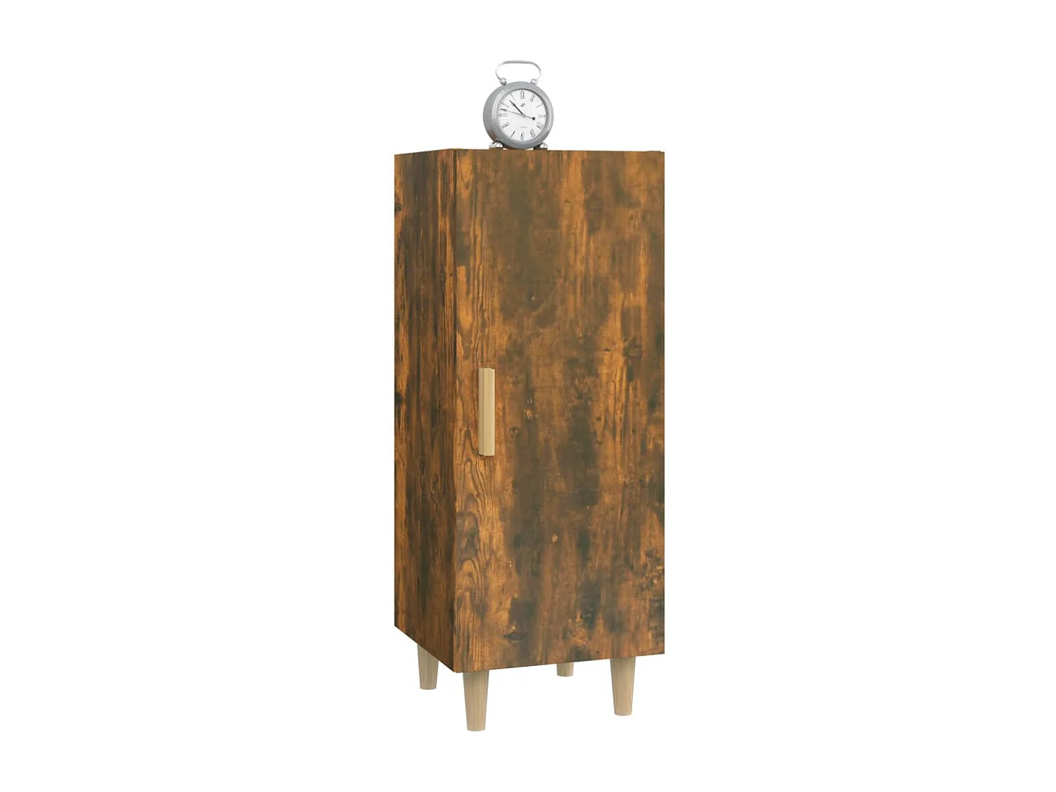 Buffet | Bahut | Meuble de rangement Chêne fumé 34,5x34x90 cm Bois d'ingénierie