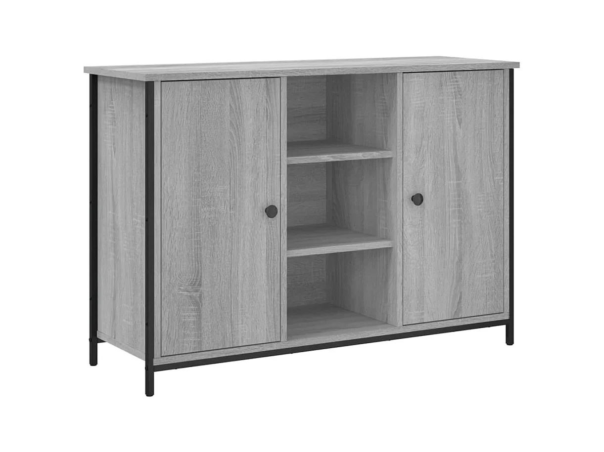 Credenza | Buffet | Armadio Grigio Sonoma 100x35x70 cm in Legno Multistrato