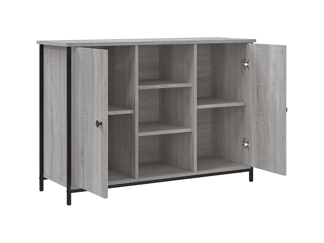 Credenza | Buffet | Armadio Grigio Sonoma 100x35x70 cm in Legno Multistrato