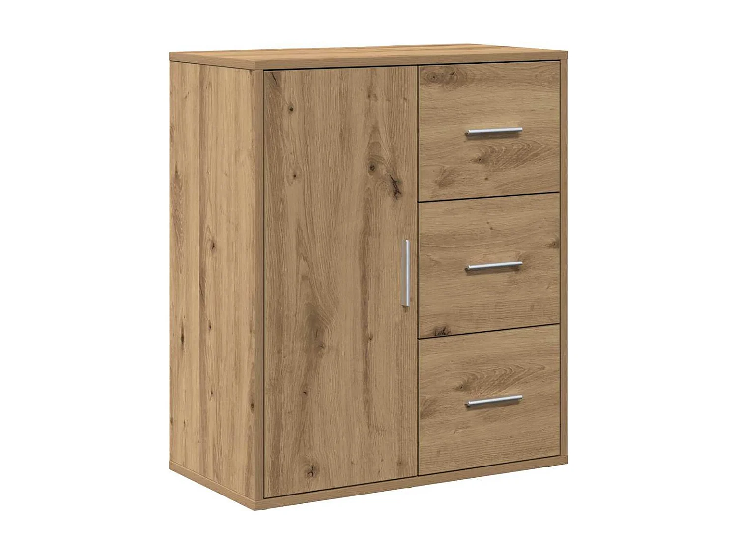 Buffet | Bahut | Meuble de rangement chêne artisanal 60 x 31 x 70 cm Bois d'ingénierie