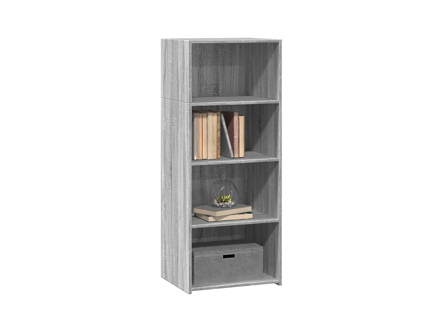 Buffet | Bahut | Meuble de rangement haut sonoma gris 50x41x124 cm bois d'ingénierie