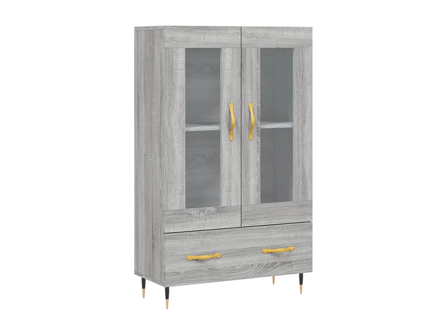 Buffet | Bahut | Meuble de rangement haut sonoma gris 69,5x31x115 cm bois d'ingénierie